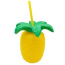 כוס עם קשית - אננס