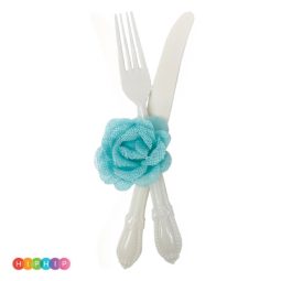 חבקי מפיות פרחים - מנטה