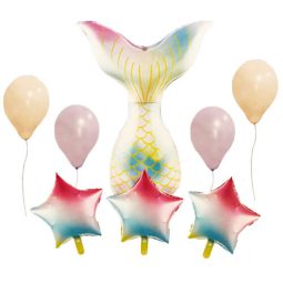 סט בלונים בת הים הקסומה