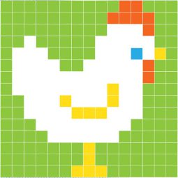 קיט רקמה תך קצר תרנגול