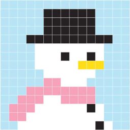 קיט רקמה תך קצר איש שלג