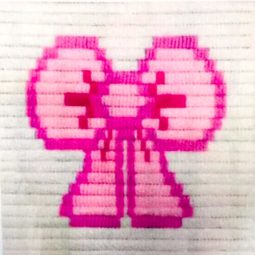 קיט רקמה תך קצר פפיון - גדול