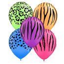 בלוני לטקס ספארי - צבעוני 5 יח'