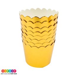 גביעי קאפקייקס - זהב 40 יח'