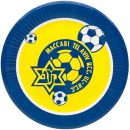 צלחות נייר גדולות מכבי תל אביב - כדורגל