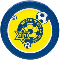 צלחות נייר גדולות מכבי תל אביב - כדורגל