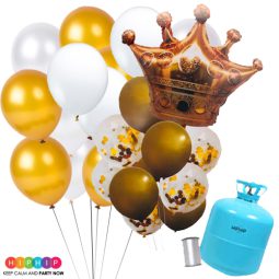 חבילת הליום זהב לבן