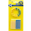 נרות פסים מכבי תל אביב - כדורגל