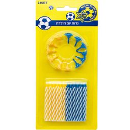 נרות פסים מכבי תל אביב - כדורגל