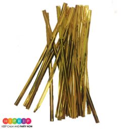 סוגר לשקיות - זהב