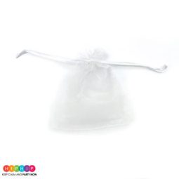 שקיות אורגנזה לבן 10 יח' - קטן