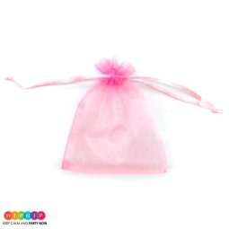 שקיות אורגנזה ורוד 10 יח