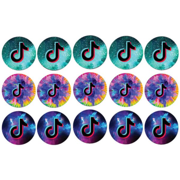 דף לקאפקייקס טיק טוק TIK TOK