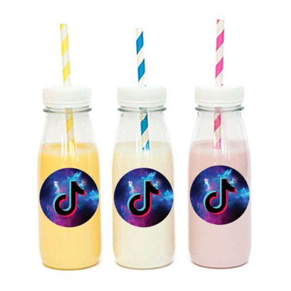 מדבקות עגולות לעיצוב טיק טוק TIK TOK