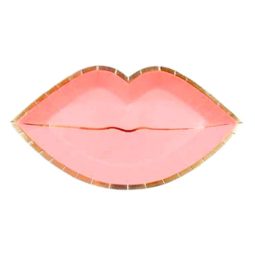 צלחות נייר קטנות שפתיים