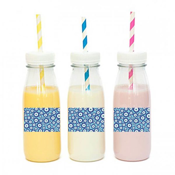 מדבקות מלבניות לעיצוב עין יוונית