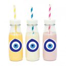 מדבקות עגולות לעיצוב עין יוונית