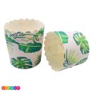 גביעי קאפקייקס - עלים טרופיים