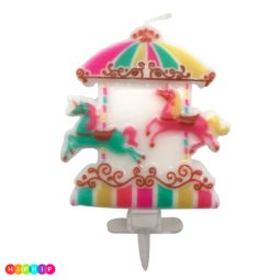 נר יום הולדת קרוסלה קסומה