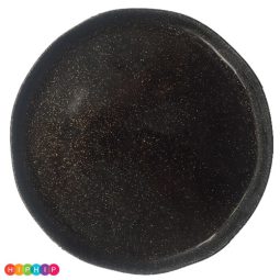 צלחות גדולות סוהו שחור נצנצים זהב