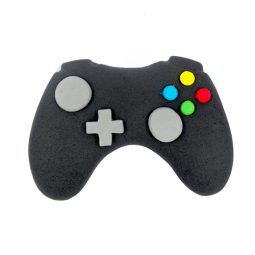 שלט גיימינג שחור מבצק סוכר