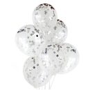 בלוני קונפטי כסף