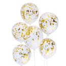בלוני קונפטי זהב