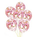 בלוני קונפטי ורוד זהב