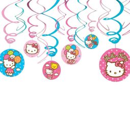 קישוט תלייה ספירלה הלו קיטי