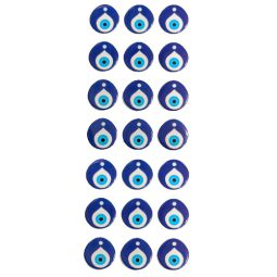 מדבקות עין יוונית קטנות