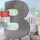 מרכז שולחן ענק כסף - 3