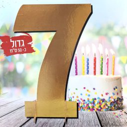 מרכז שולחן ענק זהב - 7