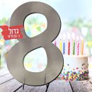 מרכז שולחן ענק כסף - 8