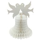 קישוט נייר פעמון ויונים