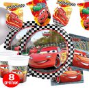 חבילת יום הולדת מכוניות 2 8 מוזמנים