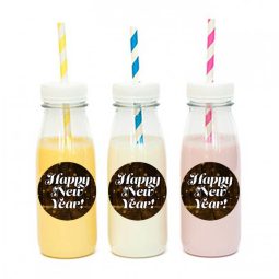 מדבקות עגולות לעיצוב New Year 1