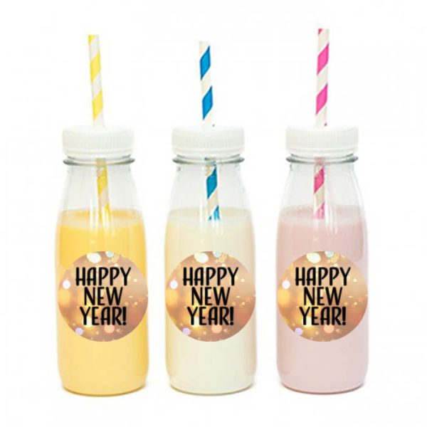 מדבקות עגולות לעיצוב New Year 3