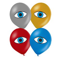 בלוני לטקס מטאלי עין יוונית 5 יח'