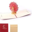 כרטיס ברכה פופ אפ קרוסלה