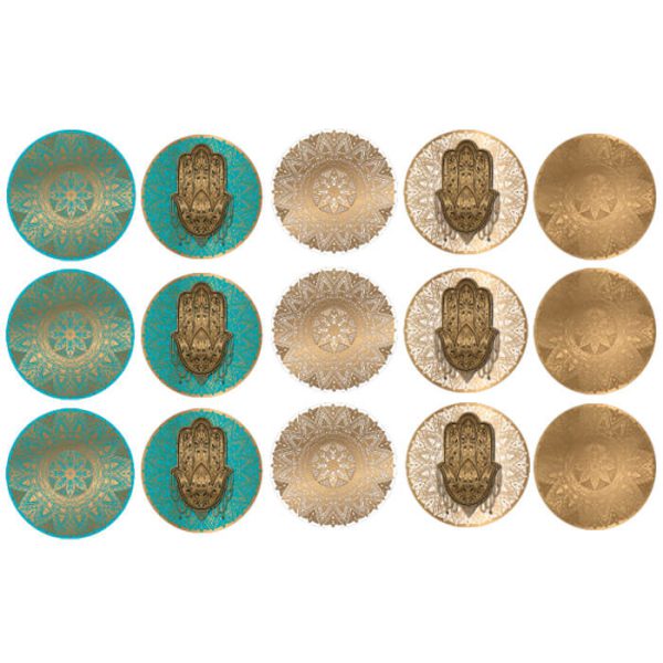 דף לקאפקייקס חינה 1