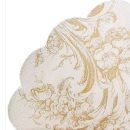 מפיות עגולות עיטורים זהב