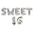 בלוני מיילר כסף SWEET 16