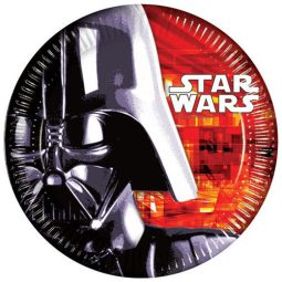 צלחות נייר גדולות מלחמת הכוכבים