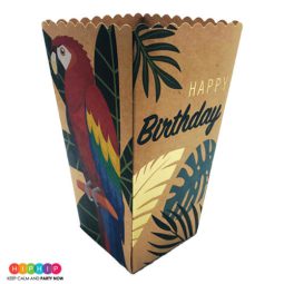 קופסאות פופקורן ספארי קראפט זהב