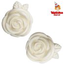 שושנים גדולות מצק סוכר - פנינה