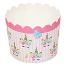 גביעי קאפקייקס חד קרן ורוד