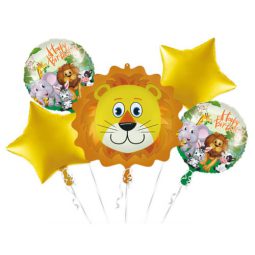 סט בלונים חיות - אריה