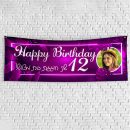 שלט יום הולדת בעיצוב אישי בת מצווה 2