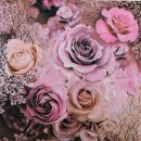 מפיות גדולות פרחי אביב סגולים