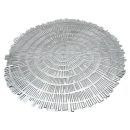 פלייסמנט לעיצוב שולחן פסים - כסף